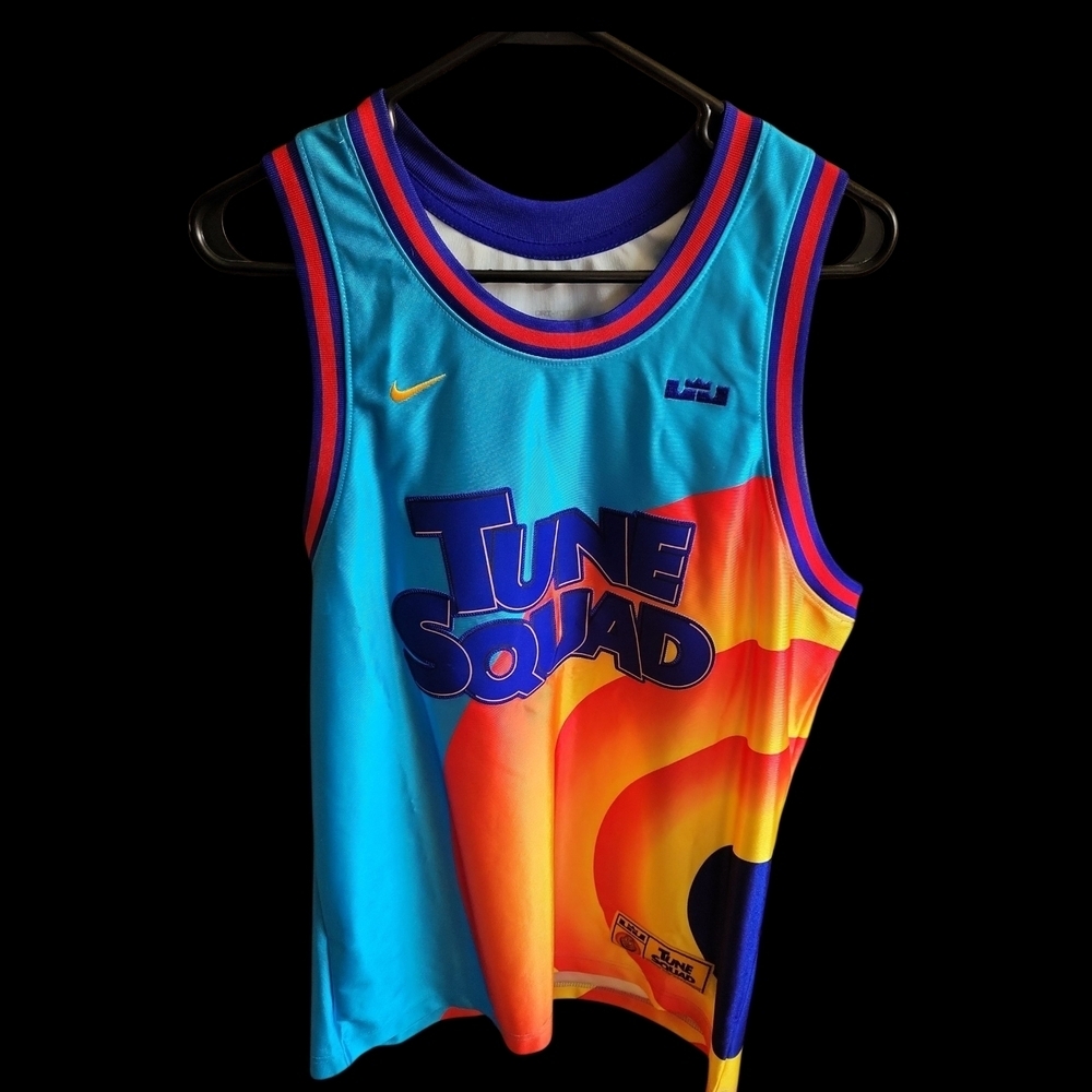 Tune Squad Nike Lebron James Jersey #6 Space Jam Mens Size Medium Multi-Color